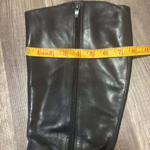 Black tall leather VIA SPIGA 10M - Picture 10 of 11